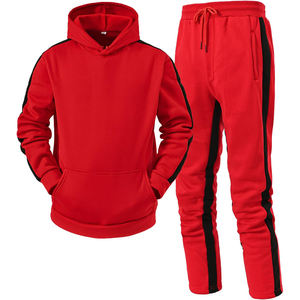 Vente en gros de survêtements pour hommes OEM personnalisés ensembles de vêtements d'extérieur de haute qualité tricotés pour hommes survêtements unisexes personnalisés - Product Image 5