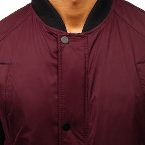 Chaqueta Bomber con Logotipo y Número Personalizados, Último Estilo, Nuevo Producto, Chaqueta Bomber con Logotipo Bordado de Moda para Hombre - Product Image 5