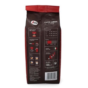 Haute qualité Segafredo Caffe Crema Classico 1 KG grains de café riche goût d'espresso italien à vendre - Product Image 2