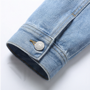 Veste en jean décontractée pour homme, grande taille, de haute qualité, respirante, coupe-vent, écologique, vêtement d'extérieur pour l'hiver - Product Image 6