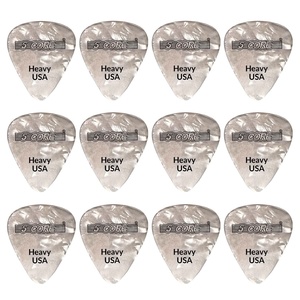 5 plectres de guitare, lot de 12, plectres de qualité supérieure en celluloïd, pour guitares acoustiques, électriques et basses, 0,96 mm - Product Image 3