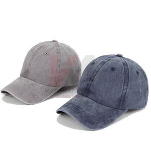 Venta al por mayor 100% gorras de béisbol de algodón para hombres sombreros de papá personalizables moda gorras deportivas en blanco con logotipo bordado - Product Image 1