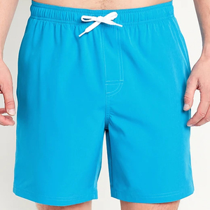 Shorts de sport décontractés pour hommes avec cordon de serrage, personnalisables, 100 % coton, séchage rapide, respirants, taille mi-haute - Product Image 1