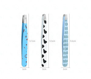 Pince à sourcils en acier inoxydable pointu de qualité supérieure pour maquilleurs Salons de beauté Logo personnalisé de haute qualité Respectueux de l'environnement - Product Image 4