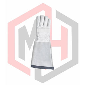 Gants de sécurité pour le jardinage, manchons pour femmes/hommes - Cuir de vachette anti-épines, protection longue du bras pour l'élagage des roses/les mûres, anti-coupure - Product Image 2
