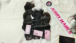 Extensiones de Cabello Humano Indio al Por Mayor a Precio Económico, Ondulado, Tejido en Paquetes, Full HD Transparente, de un Solo Donante, Virgen, Remy, Sin Procesar, Crudo - Product Image 2