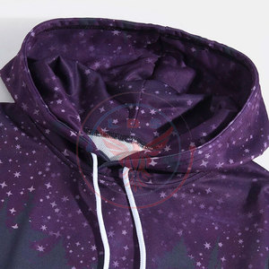 Sweat-shirts à capuche pour hommes en mélange polyester/coton, confortables et décontractés pour l'hiver - Écologiques, respirants et coupe-vent - Product Image 3