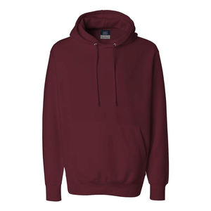 Oversized Cotton <b>Fleece</b> Pullover <b>Sweatshirt</b> for Men Custom Logo Embroidered Drop Shoulder Winter Wear Hoodie Plain Dyed - Product Image 1