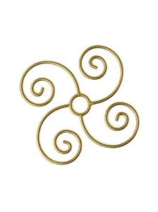 Decorative Style Iron Trivet For Serving <b>Table</b> <b>Protection</b> Enhancing Interior Look With Artistic Metal Craft - Product Image 3