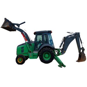 Venta Directa de Fábrica: Minicargadora John Deere 310L 2018 4WD con Motor Diésel, Bomba Hidráulica y Caja de Cambios para Movimiento de Tierras - Product Image 1