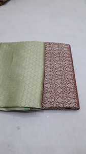 Sarees de seda pura tejidos a mano Premium 100% hechos a mano por artesanos indios elegante fiesta boda desgaste con rica textura Zari Work - Product Image 2