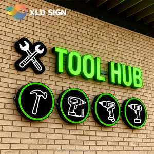 Đề nghị phía trước-lit LED kênh chữ dẫn cửa hàng phía trước Acrylic dấu hiệu kim loại thư kênh dẫn dấu hiệu quảng cáo - Product Image 2