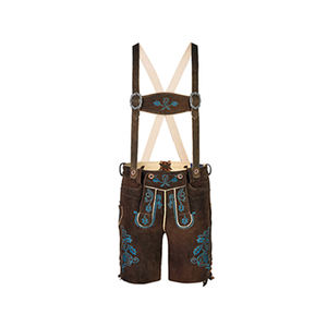 High Quality Men's Customized Material Knee Length Bavarian Casual Eco-Friendly <b>Shorts</b> Soft Plain Mid Waist <b>Zipper</b> Fly Quick Dry - Product Image 1