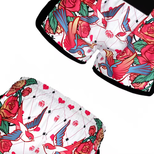 กางเกงแฟร์เท็กซ์มวยไทยขาสั้นพิมพ์ลายซับลิเมชันผ้าโพลีเอสเตอร์100% สำหรับยิมกางเกง MMA มวยไทยสำหรับผู้ชาย - Product Image 4