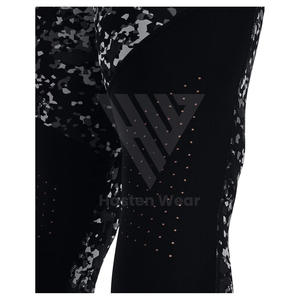 Leggings de yoga pour femmes, coupe confortable, motif uni, style tendance, taille élastique, faible MOQ, leggings en vente chaude - Product Image 3