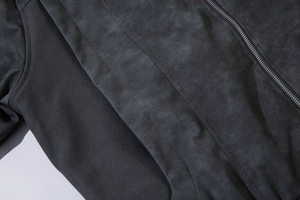 Chaqueta Vintage Americana de Piel Sintética para Hombre, Prenda de Vestir de Estilo Urbano, Holgada e Informal, con Cremallera - Product Image 5