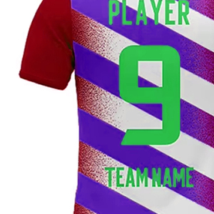 Maillots de football haute France pour adultes saison d'été vêtements de sport de plein air séchage rapide 100% ensemble d'entraînement à manches courtes à Sublimation complète - Product Image 4