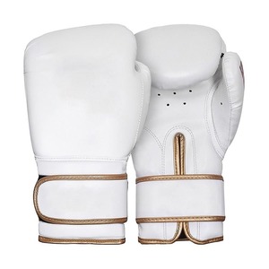 Gants de boxe professionnels fabriqués en cuir véritable de haute qualité - Product Image 1