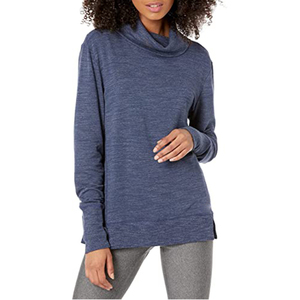 เสื้อสเวตเชิ้ตผ้าฟลีซผู้หญิงคุณภาพพรีเมียม สีสันตามสั่ง สวมใส่สบาย แห้งเร็ว ระบายอากาศได้ดี เป็นมิตรกับสิ่งแวดล้อม เหมาะสำหรับฤดูหนาว มีโลโก้ด้านหน้า - Product Image 1