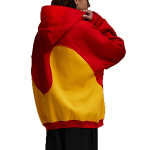 Service OEM, vente en gros de sweats à capuche à panneaux, sweat à capuche à panneaux de haute qualité avec boutons, sweat à capuche vintage à lavage acide, commandez maintenant - Product Image 3