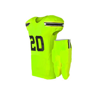 Uniformes de fútbol americano de sarga de aparejos de diseño sublimado al por mayor, uniformes deportivos para hombres con diseño personalizado - Product Image 3