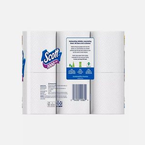 Venta al por mayor Scott 1000 hojas por rollo 12 rollos de papel higiénico papel de baño en stock precio bajo - Product Image 2