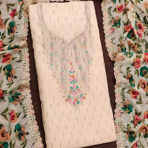 Nuevo cuatro Jorje con bordado Impresión digital Vestido Material Traje - Product Image 1