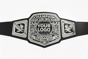 Ceintures de championnat personnalisées de boxe, taekwondo, MMA, jiu-jitsu, karaté - Matériel PU écologique, ceintures de lutte unisexes, poids lourd, or - Product Image 3