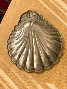 Cuenco decorativo con acabado antiguo de estilo de concha de mar, clásico hecho a mano para sala de estar, mesa de comedor, exhibición o uso inspirado en la playa - Product Image 6