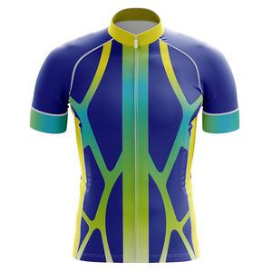 Ensemble de vêtements de sport de cyclisme sur route unisexe de haute qualité, designs personnalisés, manches courtes, uniforme de cyclisme sans couture, taille plus, 100% - Product Image 3