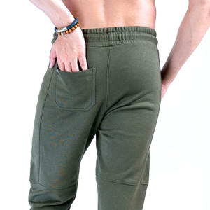 Venta al por mayor personalizado liso ropa deportiva Slim Fit hombres High Street estilo forro polar transpirable a prueba de viento Jogger pantalones con bolsillos - Product Image 6