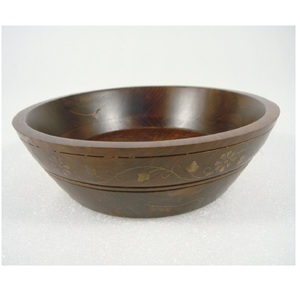 Ustensiles de cuisine Bol de service en bois Acacia Plat de service personnalisé Bol Hôtel Restaurants Dessert Utilisation - Product Image 4