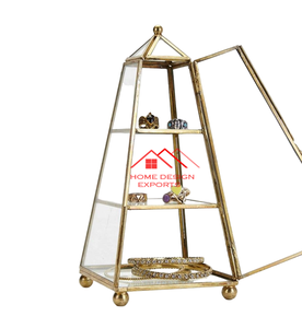 Caja de joyería de metal con acabado de plata para mujer, último diseño, caja de almacenamiento de joyería para mujer más vendida - Product Image 6