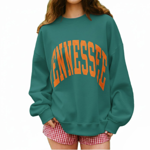 Sudadera Larga de Cuello Alto de Punto Estampado para Mujer, Colores Sólidos Personalizados, Ropa Urbana, Bordada, de Felpa, Holgada y Transpirable - Product Image 6