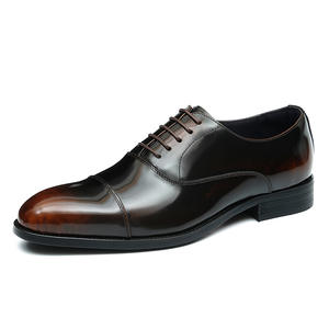 Genuine Leather Business Shoes with Anti Slip Sole and Breathable Lining Formal Shoes for Men Office Shoes - Product Image 1