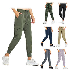 Pantalones Cargo para Mujer, Elegantes y Cómodos, para Uso Casual y Actividades al Aire Libre, Transpirables, de Secado Rápido, Poliéster/Algodón - Product Image 1