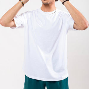 100% coton personnalisable Baggy T-Shirts pour hommes décontracté léger à manches courtes hauts été Street Style grande taille garçons t-shirt - Product Image 5