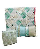 Parure de lit florale 100 % coton biologique, écologique et recyclable, taille King, motifs personnalisés, blanc, pour chambre à coucher
