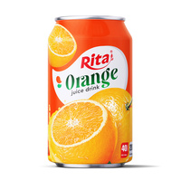 Rita Aardbeien Sapdrank NFC 330ml Geblikte Fruitdrank Frisdrank Groothandel Leverancier OEM ODM Private Label Fabriek