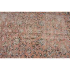Turkish Vintage Large Rug 4.3x10.3 ft, <b>Brown</b> <b>Wool</b> Rug - Product Image 5