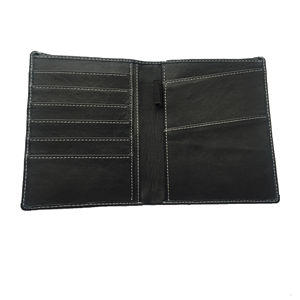 2025ใหม่ซองหนังแท้สีดำพร้อมโลโก้ตามสั่ง - Product Image 1