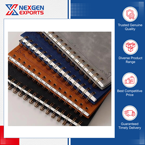 Wholesale Quantity Available Assured Quality Spiral Binding PU Leather A5 <b>Diary</b> Notebook Customizable Logo OEM/ODM for Office - Product Image 3