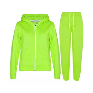 Conjunto de dos piezas de talla grande para hombre, conjunto estampado de forro polar transpirable, Sudadera con capucha, chándal de diseño liso, venta al por mayor, chándales en blanco - Product Image 3