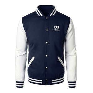 แจ็คเก็ตฤดูหนาวแบบ Letterman สำหรับผู้ชาย ปี 2026 สไตล์ใหม่ ราคาสมเหตุสมผล ผ้าฝ้าย 100% ระบายอากาศได้ดี แห้งเร็ว ขายส่ง MOQ ต่ำ - Product Image 1