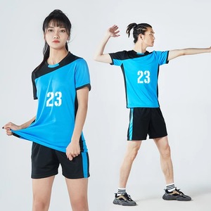 ใหม่วิทยาลัยวอลเลย์บอลชุดบุรุษเสื้อแขนกุดเสื้อTผู้หญิงเสื้อแบดมินตันชุดปิงปองทีมวิ่งชุดออกกําลังกาย
