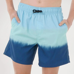 Shorts de surf pour hommes avec logo personnalisé, 100% polyester, cordon de serrage, tricot de toile, séchage rapide, vente en gros, shorts de plage, shorts de sport - Product Image 2
