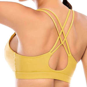 Sujetador deportivo de ajuste personalizado para mujer, Yoga, gimnasio y Fitness, correas ajustables, Material transpirable de alto soporte - Product Image 3
