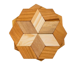 Posavasos de madera de diseño ttractivo, juego de madera de granja de tamaño y forma personalizado, aspecto tradicional - Product Image 2