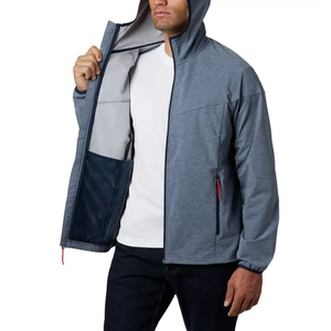 Chaqueta Softshell Impermeable, Transpirable y Cortavientos de Alta Calidad, Delgada y Larga, con Recubrimiento, a la Venta al por Mayor a Bajo Precio para Hombre - Product Image 5