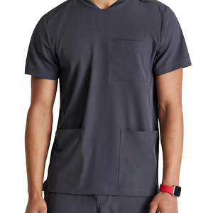 Alta calidad Popular diseño de moda Hospital Scrubs enfermería estiramiento uniformes conjunto al por mayor Top y pantalones para hombres - Product Image 1